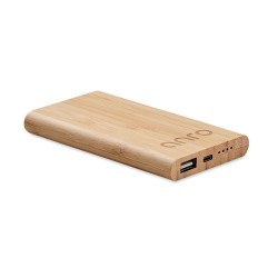 Powerbank  en bambou de 4000 mAh - ARENAPOWER C Couleurs : bois cadeau entreprise pas cher