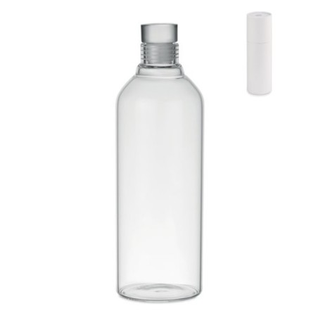 Bouteille Pratique en Borosilicate 1L Personnalisée LARGE LOU Matières : borosilicate Couleurs : transparent