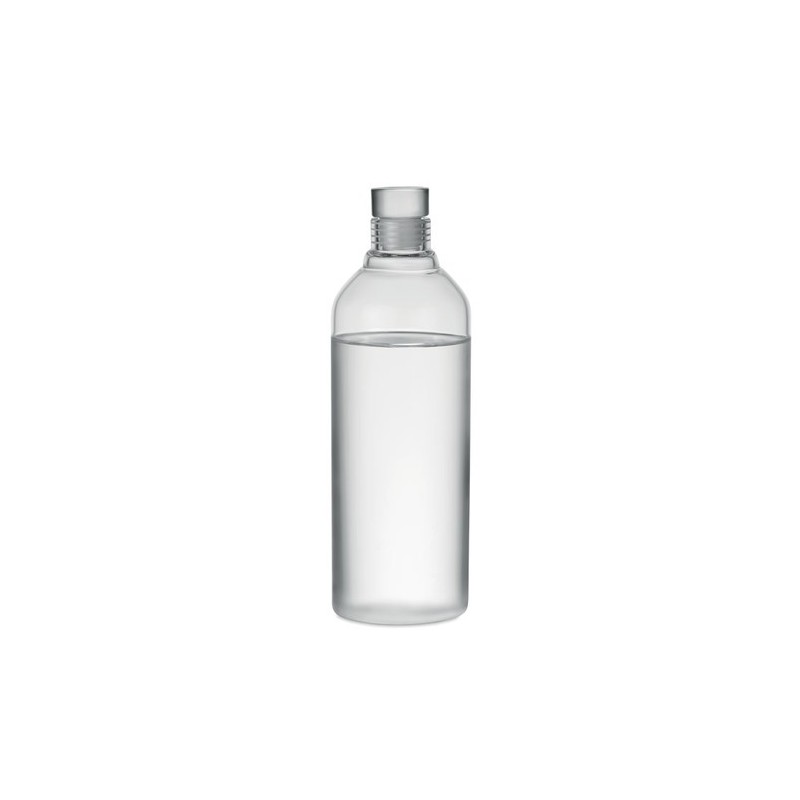 Bouteille Pratique en Borosilicate 1L Personnalisée LARGE LOU Matières : borosilicate Couleurs : transparent personnalisable ave