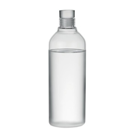Bouteille Pratique en Borosilicate 1L Personnalisée LARGE LOU Matières : borosilicate Couleurs : transparent personnalisable ave