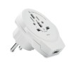 Adaptateur Éco-responsable Skross World Europe - Chargez Partout en Europe Matières : ABS Couleurs : blanc