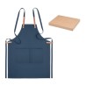 Tablier en coton organique 340 g/m² couleur Nagpur Matières : coton biologique Couleurs : bleu