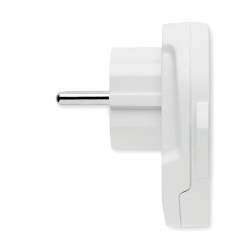 Adaptateur Éco-responsable Skross World Europe - Chargez Partout en Europe Matières : ABS Couleurs : blanc goodies publicitaire 