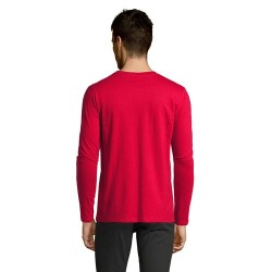 Tee-shirt Homme Personnalisé 100% Coton 190g - IMPERIAL MEN LSL Taille textile : M Couleurs : rouge accessoire événementiel uniq