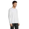 Tee-shirt Homme Personnalisé 100% Coton 190g - IMPERIAL MEN LSL Taille textile : S Couleurs : blanc objet promo petit budget