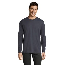 Tee-shirt Homme Personnalisé 100% Coton 190g - IMPERIAL MEN LSL Taille textile : S Couleurs : gris souris goodies publicitaire é