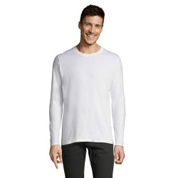 Tee-shirt Homme Personnalisé 100% Coton 190g - IMPERIAL MEN LSL Taille textile : 4XL Couleurs : blanc livraison express 24h 48h