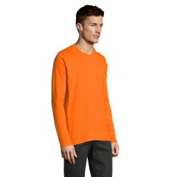 Tee-shirt Homme Personnalisé 100% Coton 190g - IMPERIAL MEN LSL Taille textile : 3XL Couleurs : orange accessoire événementiel u