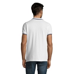 Polo Confortable Personnalisé 200 - Pasadena Men Taille textile : L Couleurs : blanc goodies personnalisé en stock
