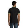 Polo Confortable Personnalisé 200 - Pasadena Men Taille textile : XL Couleurs : noir objet promotionnel éco-responsable
