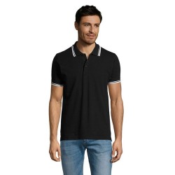 Polo Confortable Personnalisé 200 - Pasadena Men Taille textile : XXL Couleurs : blanc marquage laser ultra précis