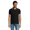 Polo Confortable Personnalisé 200 - Pasadena Men Taille textile : XXL Couleurs : blanc marquage laser ultra précis
