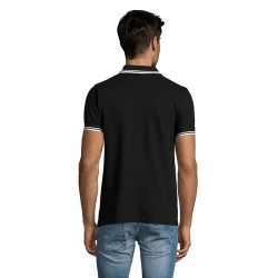 Polo Confortable Personnalisé 200 - Pasadena Men Taille textile : S Couleurs : blanc personnalisation sur mesure