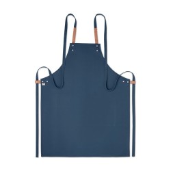 Tablier en coton organique 340 g/m² couleur Nagpur Matières : coton biologique Couleurs : bleu objet promotionnel éco-responsabl