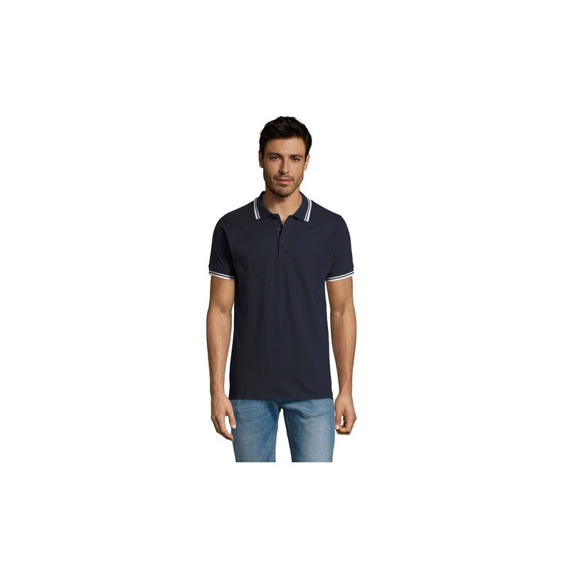 Polo Confortable Personnalisé 200 - Pasadena Men Taille textile : M Couleurs : blanc goodies personnalisé en stock