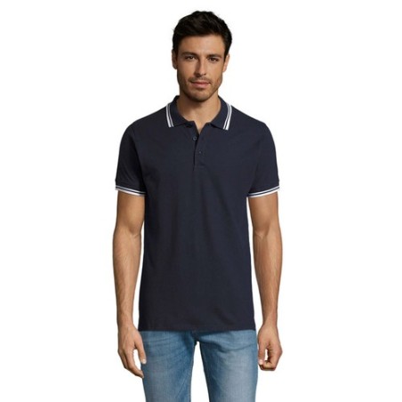 Polo Confortable Personnalisé 200 - Pasadena Men Taille textile : M Couleurs : blanc goodies personnalisé en stock