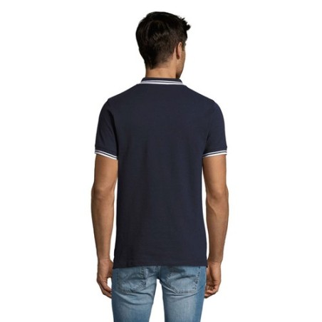 Polo Confortable Personnalisé 200 - Pasadena Men Taille textile : M Couleurs : blanc cadeau entreprise pas cher
