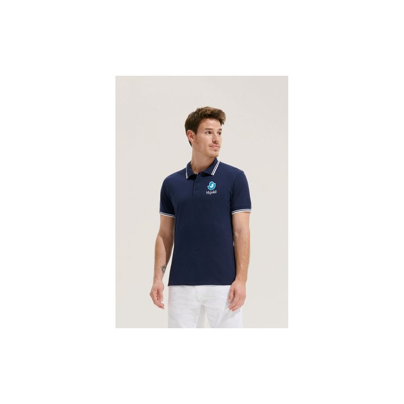 Polo Confortable Personnalisé 200 - Pasadena Men Taille textile : M Couleurs : blanc goodies personnalisé en stock