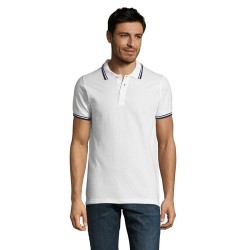 Polo Confortable Personnalisé 200 - Pasadena Men Taille textile : M Couleurs : blanc