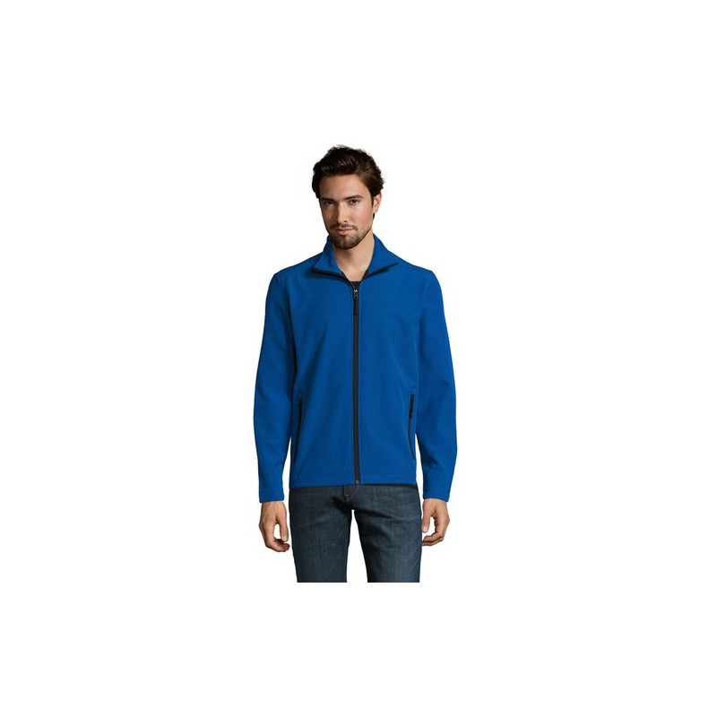Veste Softshell Personnalisée Élégante 280g - RACE MEN Taille textile : XL Couleurs : bleu royal objet promo petit budget
