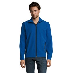 Veste Softshell Personnalisée Élégante 280g - RACE MEN Taille textile : S Couleurs : bleu royal marquage laser ultra précis