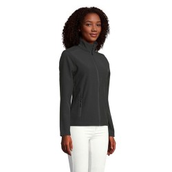Veste Softshell Personnalisée et Confortable Zippée pour Femmes - RACE WOMEN Taille textile : L Couleurs : noir goodies publicit