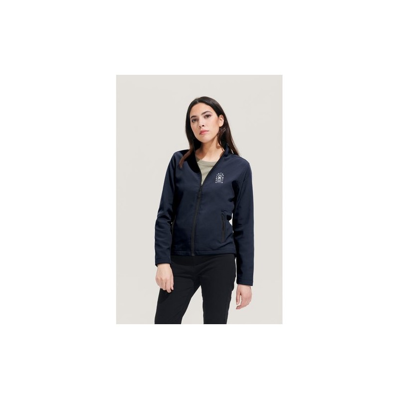 Veste Softshell Personnalisée et Confortable Zippée pour Femmes - RACE WOMEN Taille textile : L Couleurs : noir objet promo peti