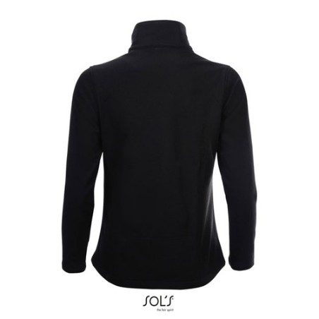 Veste Softshell Personnalisée et Confortable Zippée pour Femmes - RACE WOMEN Taille textile : S Couleurs : noir cadeau affaires 