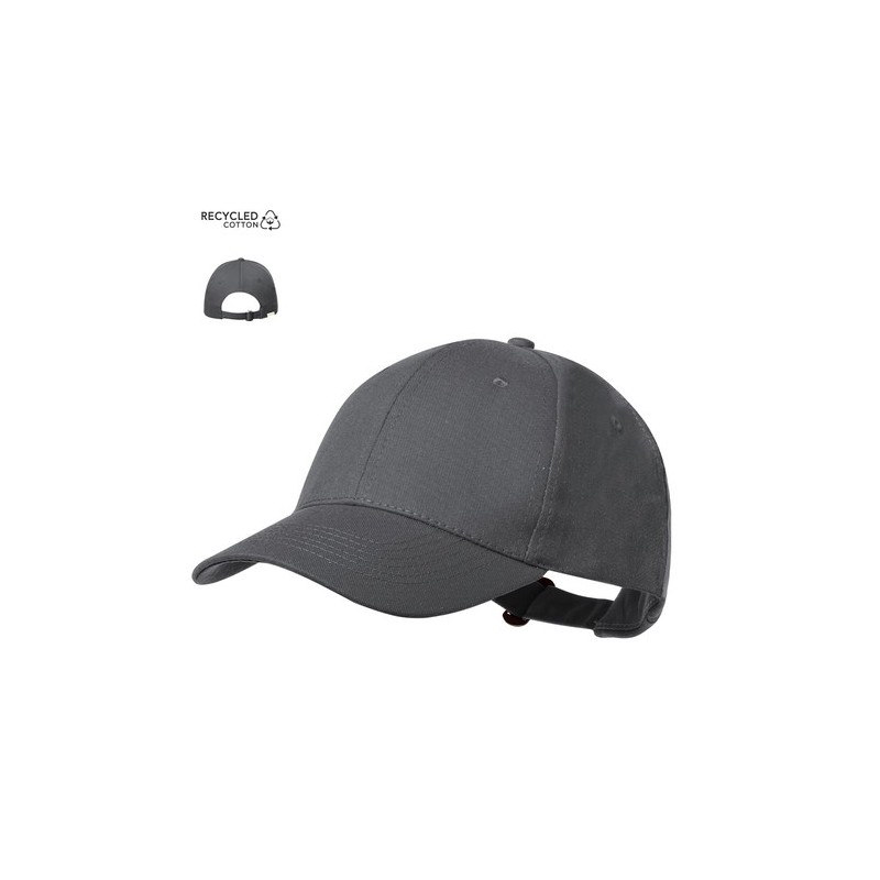 Casquette Éco-responsable Personnalisée en Coton Recyclé pas cher Daimat Matières : coton recyclé Couleurs : noir marquage coule