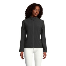Veste Softshell Personnalisée et Confortable Zippée pour Femmes - RACE WOMEN Taille textile : XXL Couleurs : noir personnalisabl
