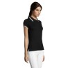 Polo Femme Personnalisé 200g 100% Coton - Pasadena Taille textile : S Couleurs : blanc goodies publicitaire durable