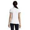 Polo Femme Personnalisé 200g 100% Coton - Pasadena Taille textile : S Couleurs : blanc objet promotionnel éco-responsable
