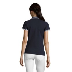 Polo Femme Personnalisé 200g 100% Coton - Pasadena Taille textile : XL Couleurs : blanc goodies publicitaire événementiel