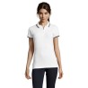 Polo Femme Personnalisé 200g 100% Coton - Pasadena Taille textile : XXL Couleurs : blanc objet promotionnel éco-responsable