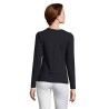 T-shirt Femme Personnalisé Élégant et Confortable - IMPERIAL LSL Taille textile : S Couleurs : noir profond cadeau entreprise pa