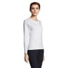 T-shirt Femme Personnalisé Élégant et Confortable - IMPERIAL LSL Taille textile : S Couleurs : blanc goodies publicitaire événem