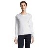 T-shirt Femme Personnalisé Élégant et Confortable - IMPERIAL LSL Taille textile : M Couleurs : blanc personnalisable avec votre 