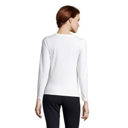 T-shirt Femme Personnalisé Élégant et Confortable - IMPERIAL LSL Taille textile : L Couleurs : blanc accessoire événementiel uni