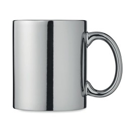 Tasse métalisée en céramique, cadeau d'entreprise HOLLY cadeau entreprise pas cher