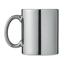 Tasse métalisée en céramique, cadeau d'entreprise HOLLY impression haute définition