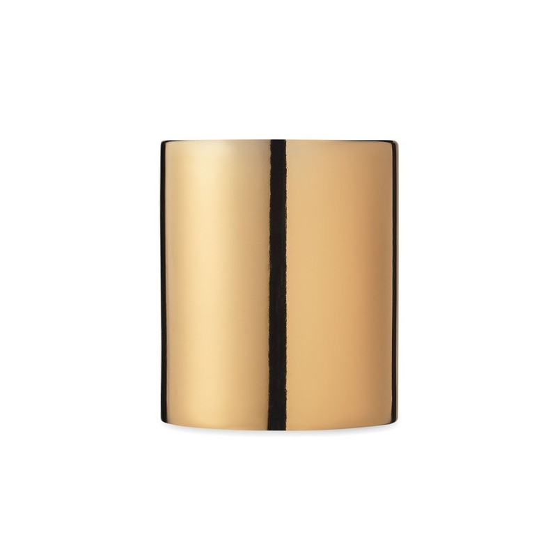 Tasse métalisée en céramique, cadeau d'entreprise HOLLY Matières : grès Couleurs : doré objet promotionnel éco-responsable