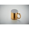 Tasse métalisée en céramique, cadeau d'entreprise HOLLY Matières : grès Couleurs : doré accessoire événementiel unique
