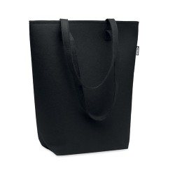 Sac Shopping Éco-responsable en Feutre RPET Personnalisé NATA Matières : PET recyclé Couleurs : noir