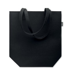 Sac Shopping Éco-responsable en Feutre RPET Personnalisé NATA Matières : PET recyclé Couleurs : noir 2