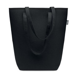 Sac Shopping Éco-responsable en Feutre RPET Personnalisé NATA Matières : PET recyclé Couleurs : noir livraison express 24h 48h