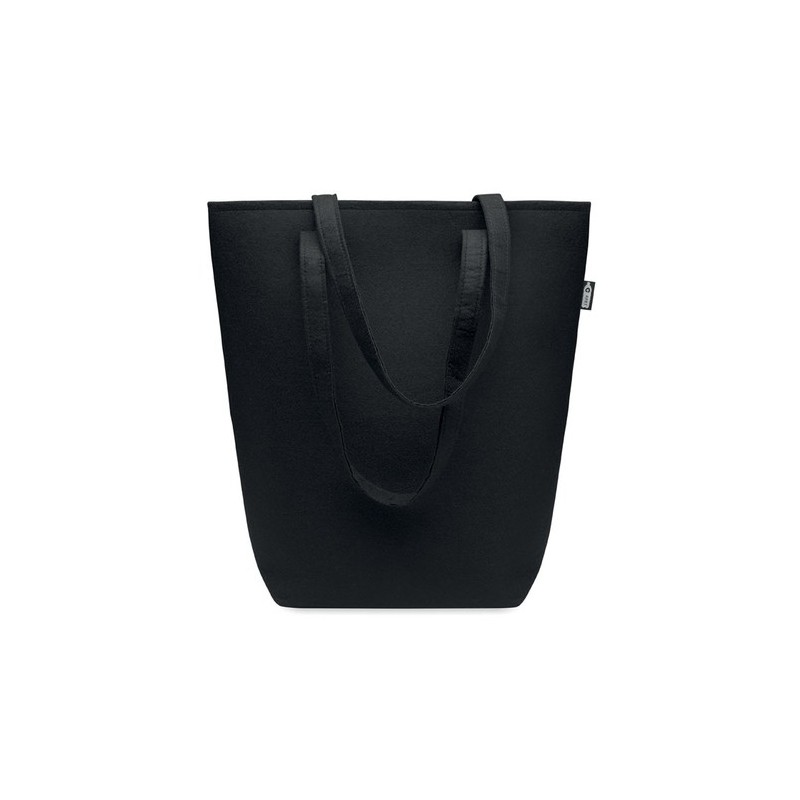Sac Shopping Éco-responsable en Feutre RPET Personnalisé NATA Matières : PET recyclé Couleurs : noir livraison express 24h 48h