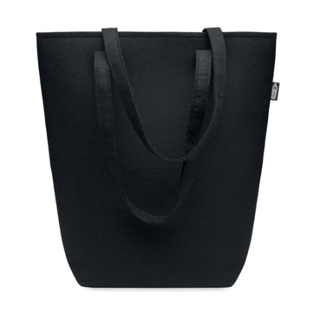Sac Shopping Éco-responsable en Feutre RPET Personnalisé NATA Matières : PET recyclé Couleurs : noir livraison express 24h 48h