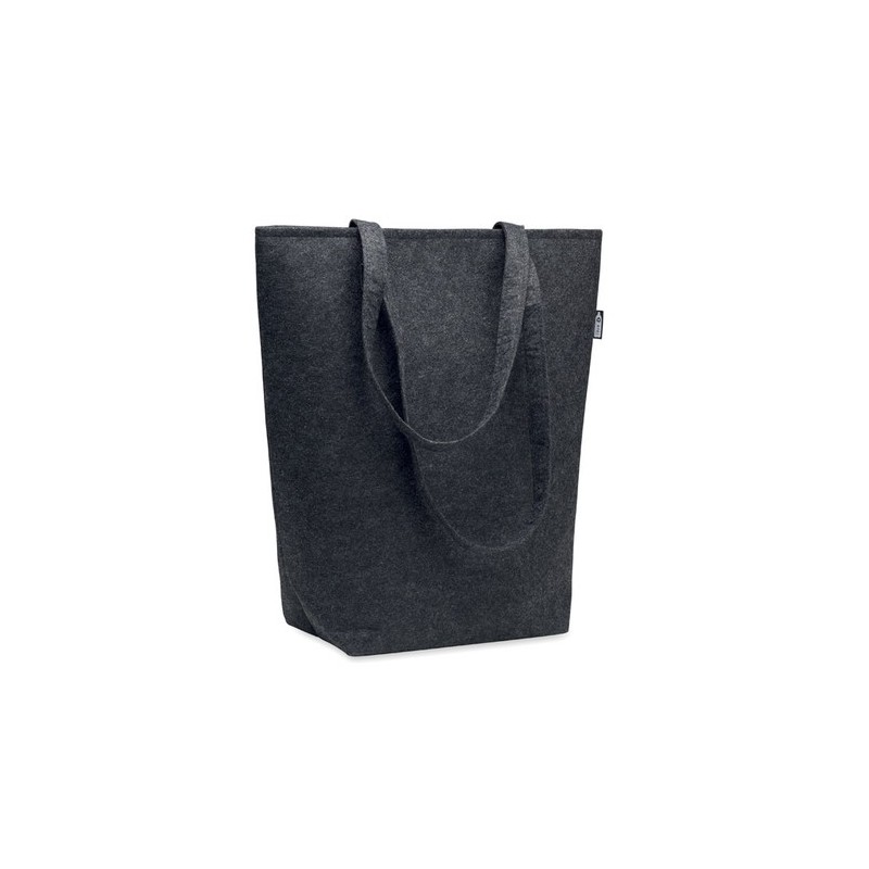 Sac Shopping Éco-responsable en Feutre RPET Personnalisé NATA Matières : PET recyclé Couleurs : pierre personnalisable avec votr