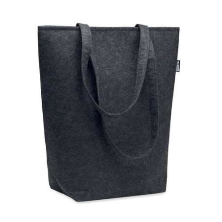 Sac Shopping Éco-responsable en Feutre RPET Personnalisé NATA Matières : PET recyclé Couleurs : pierre personnalisable avec votr