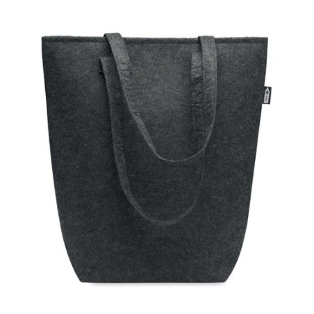 Sac Shopping Éco-responsable en Feutre RPET Personnalisé NATA Matières : PET recyclé Couleurs : pierre cadeau collaborateur prem